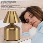 USB Rechargeable Retro Metal Tabletop LED Lamp Touch Control