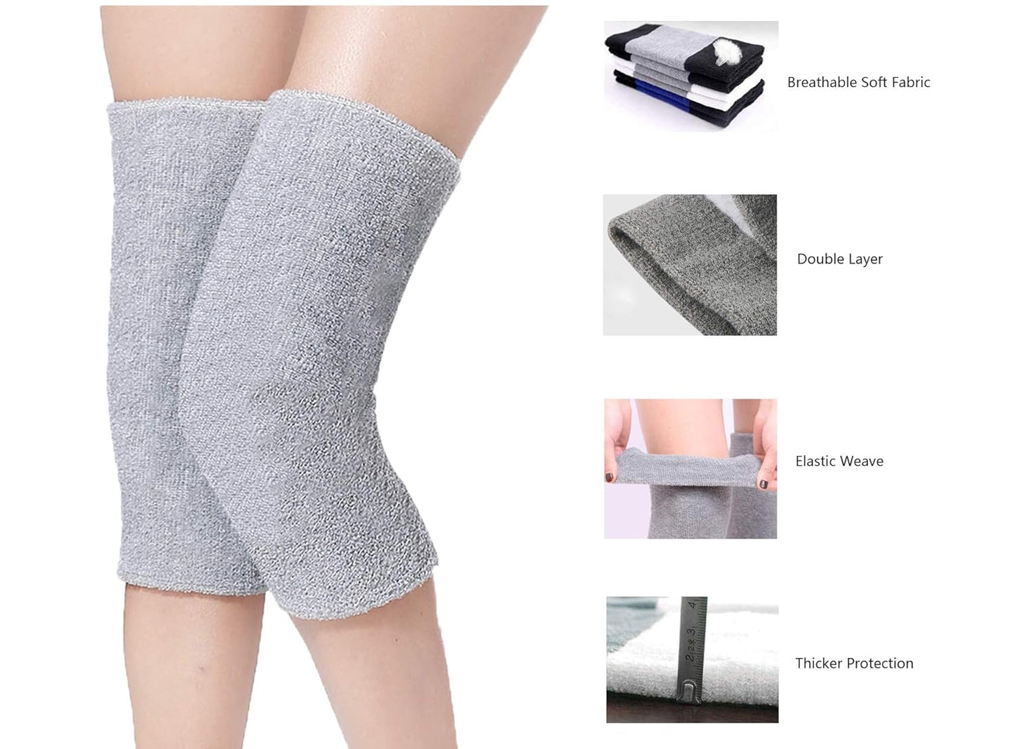 Thermal Knee Warmer Fleece Brace for Men and Women - Medical Grade for Effective Knee Pain Relief