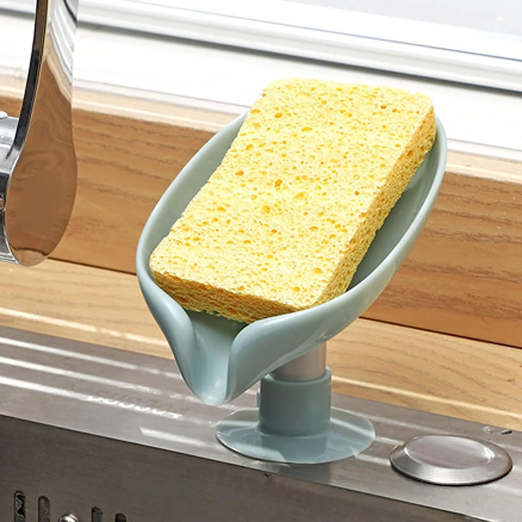 Soap Draining Rack Holder with Suction Cup Table Top