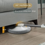 360 Spin Mop With Bucket Set  Extendable Microfiber Automatic Water Filtration Dewatering Squeeze Broom