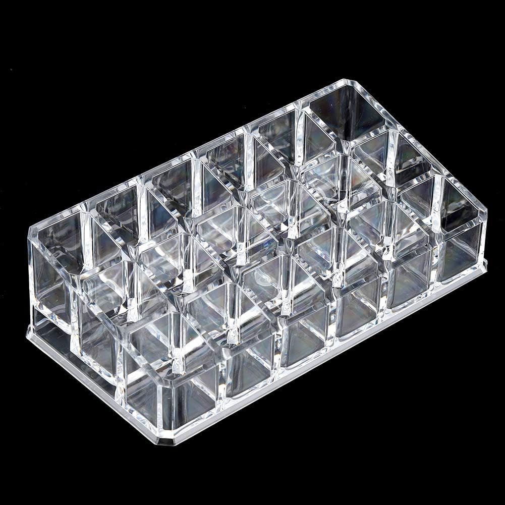 Transparent Acrylic Lipstick Makeup Organizer 18 Grid