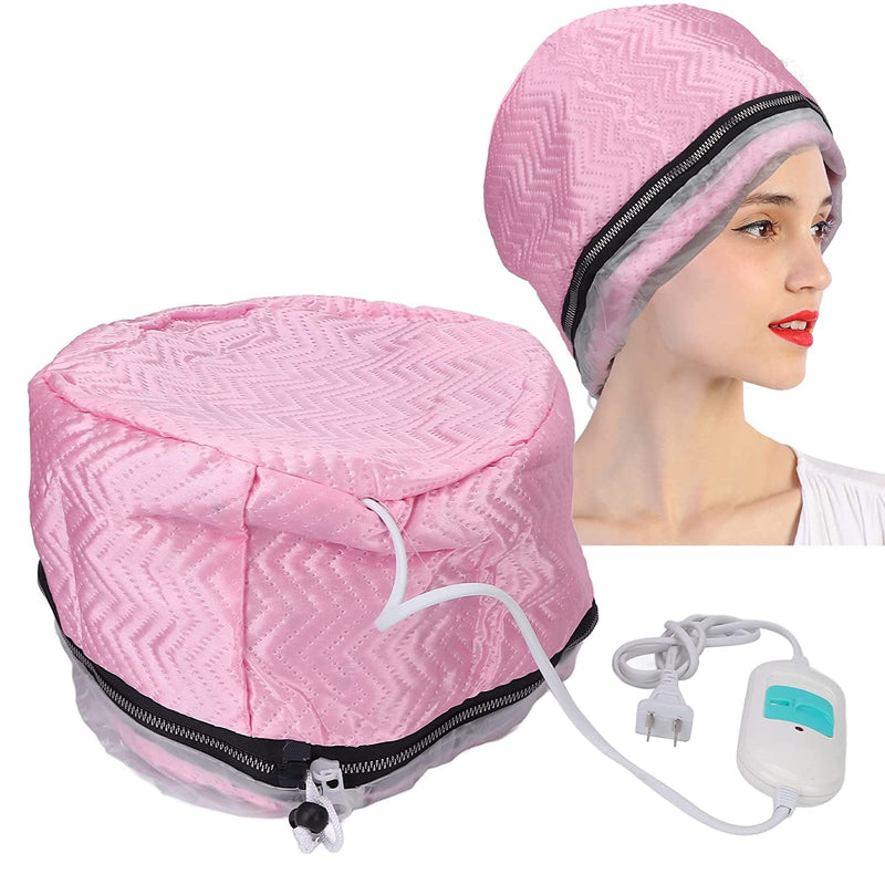 Electric Thermal Hair Steamer Cap for Hair SPA Waterproof Deep Conditioning Thermal Heat Hat Heater