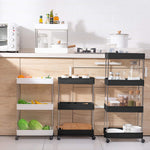 Smart Cart Trolly Shelf Rack Organizer 4 Layer