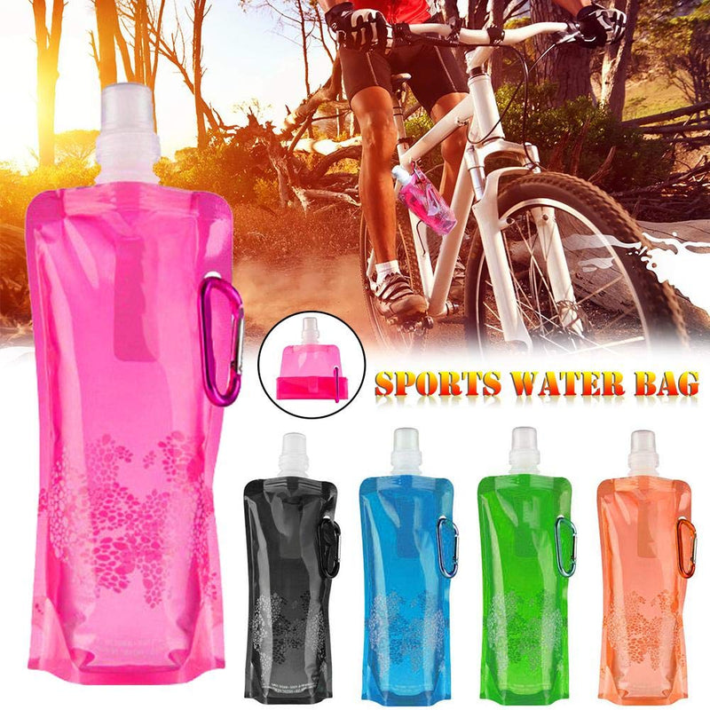 Water Bag Outdoor Hiking Camping Soft Flask Sport Bottle