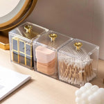 Acrylic Crystal Clear Container Box With Lid Organizer Each