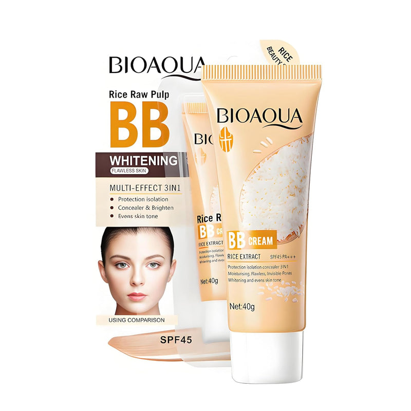 Bioaqua Rice Raw Pulp BB Cream Rice Extract SPF45 Pa+++