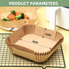 Disposable Air Fryer Paper Oil-Proof Water-Proof Food Grade 50Pcs