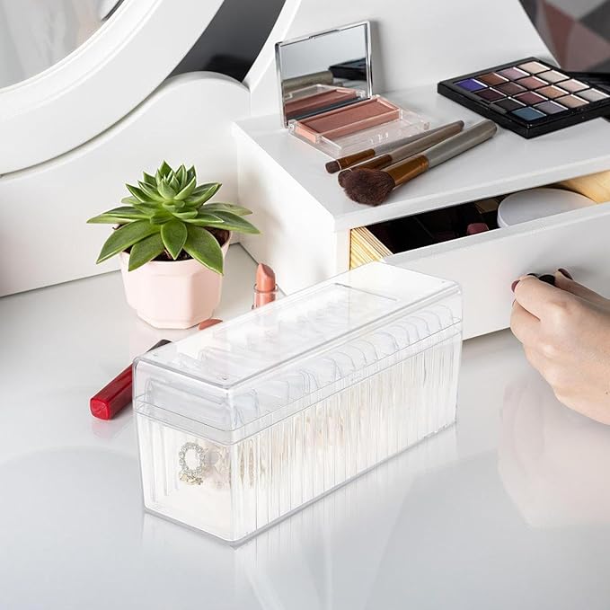 20 Pouch Portable Acrylic Jewelry Box Organizer