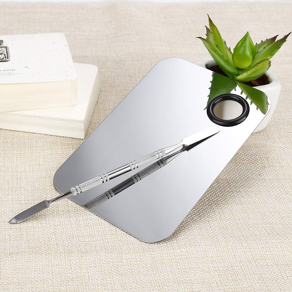 Makeup Mixing Palettes & Spatula Stainless Steel in Premium Quality