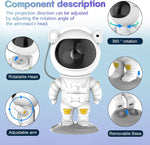 Astronaut Light Projector Galaxy Star Cute Cool Night Light