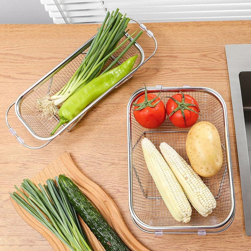 Stainless Steel Vegetable Drain Sink Basket