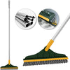 Floor Scrub Brush With Long Telescopic Handle 3 In 1