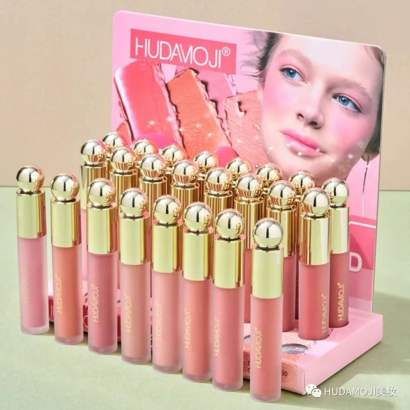 Hudamoji 8Pcs Liquid Blusher Set