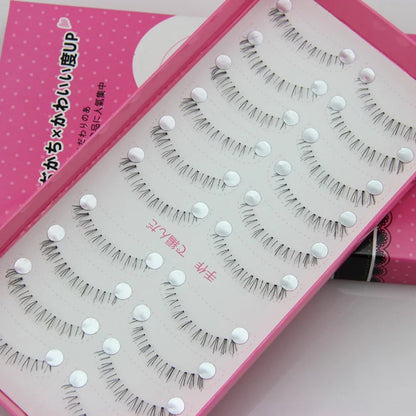 10 Pairs Lower Under Bottom Eye Lashes Extension False Eyelashes