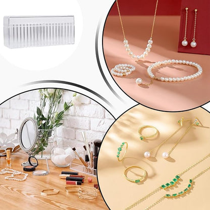 20 Pouch Portable Acrylic Jewelry Box Organizer
