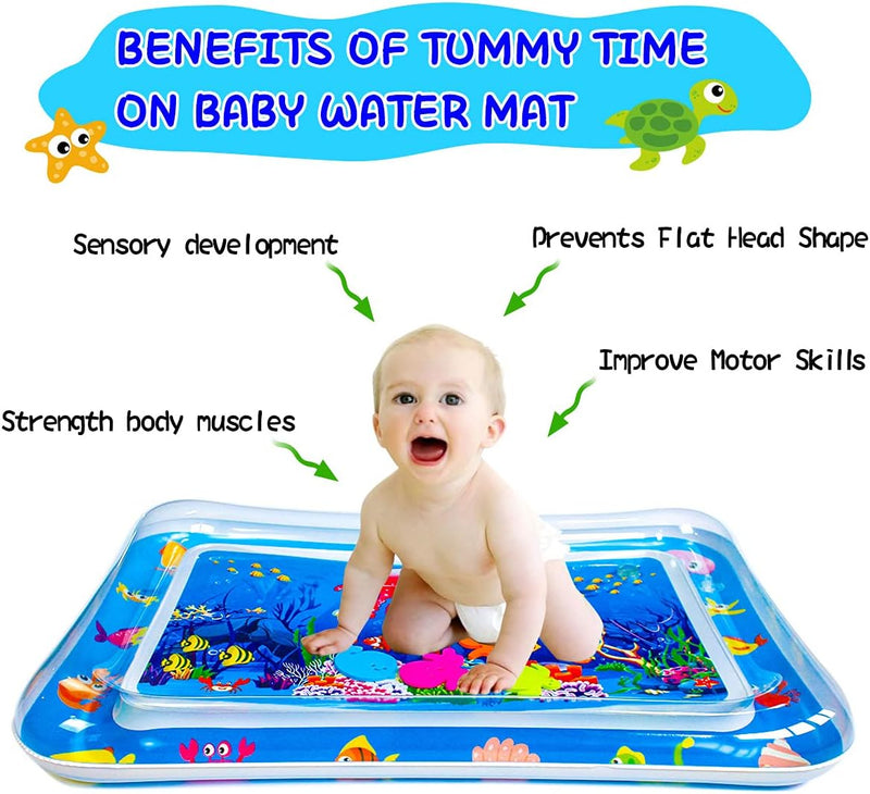 Baby Inflatable Tummy Time Mat Premium Water Play Mat for Infants Kids Boys Girls (High Quality)