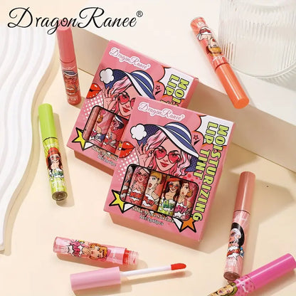 Dragon Ranee Silky Matte Surface Moisturizing Lip Tint 6Pcs Set