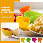 Sauce Dip Container With Holders Clip-On Bowl 4pcs