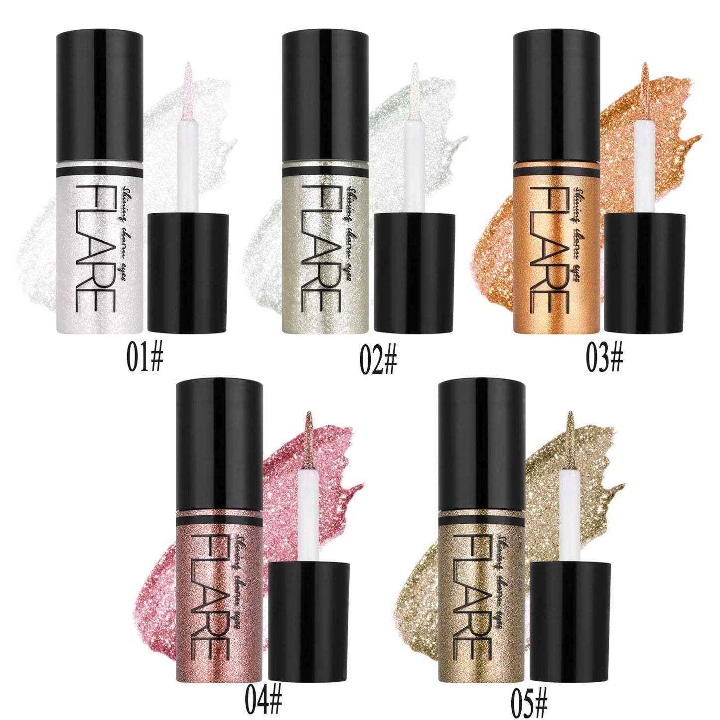 Flare Diamond Glitter Liquid Eyeshadow Pack of 10