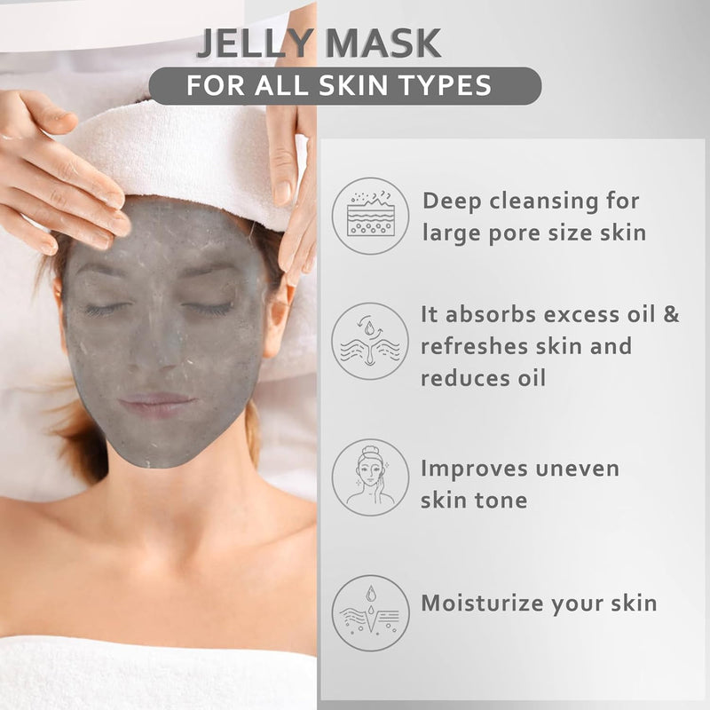 Bamboo Charcoal Shrink Pores And Deeply Clean Jelly Mask