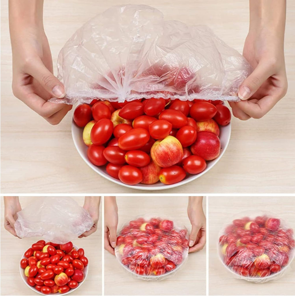 100 pcs Fresh Storage Bag Covers Reusable