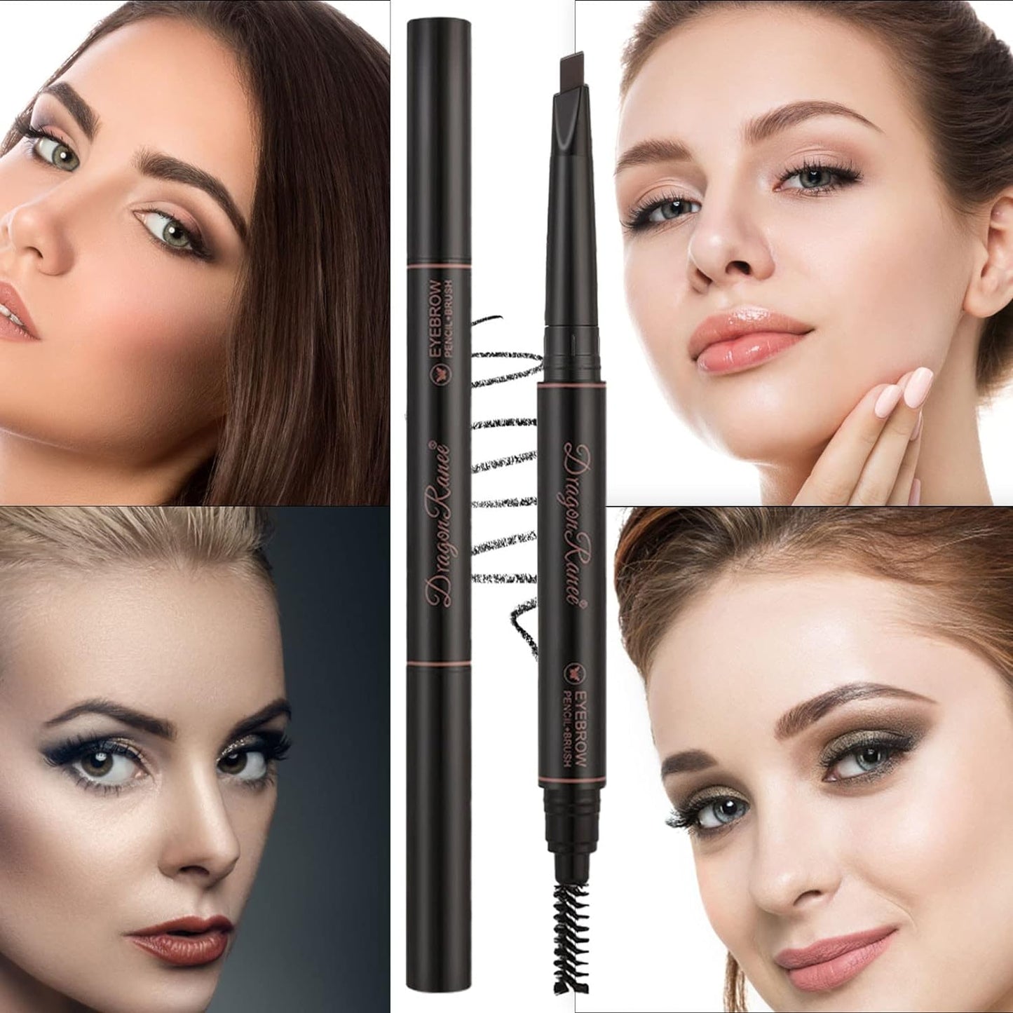 Drangon Ranee 2in1 Eyebrow Pencil With Brush