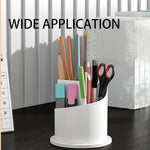 Elegant Luxury 360 Rotatable Makeup Cosmetic Brush Holder Organizer Storage Box