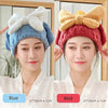 Microfibre Bowknot Drying Hair Cap