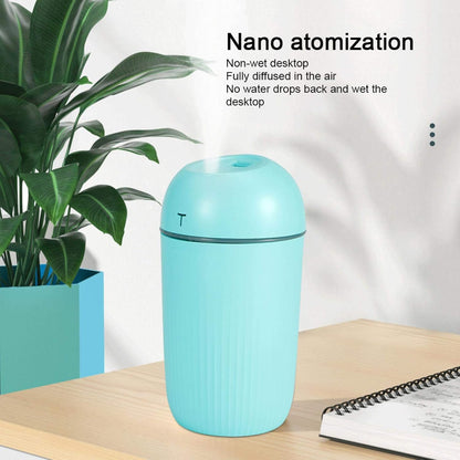 Mini USB Air Humidifier & Mist Diffuser – Green