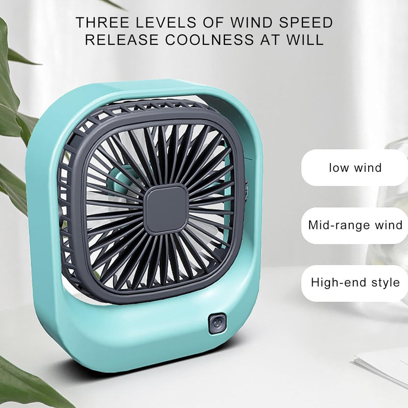 Quiet & Effective USB Rechargeable Portable Personal Mini Fan