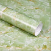 Green Marble Design Self Adhesive Kitchen Marble Wallpaper Wall Sticker