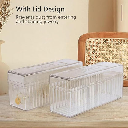 20 Pouch Portable Acrylic Jewelry Box Organizer