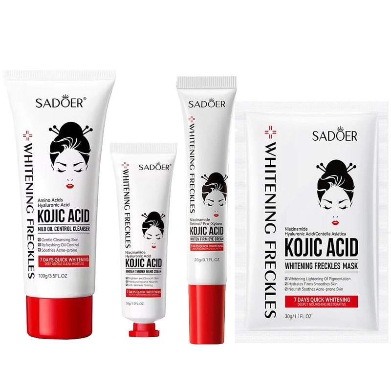 SADOER 4in1 Kojic Acid Whitening Series