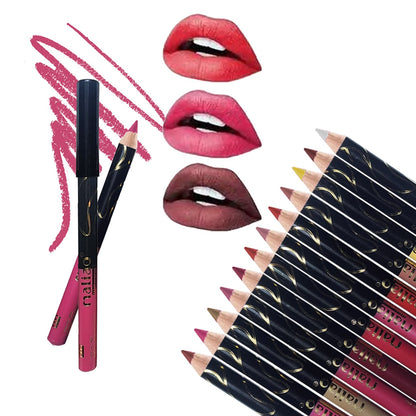 Maliao 12pcs Premium Quality Eye & Lip Jumbo Pencils 12pcs Set