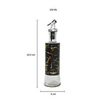 Multipurpose Marble Print Oil And Vinegar Dispenser Bottle 300ml