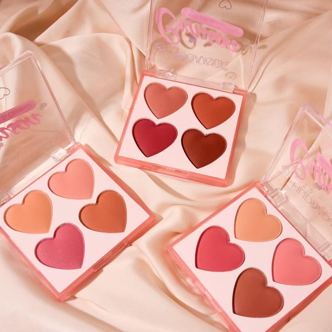 Hudamoji Crimson Blush And Contour 3Pcs Set