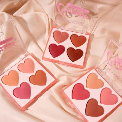 Hudamoji Crimson Blush And Contour 3Pcs Set