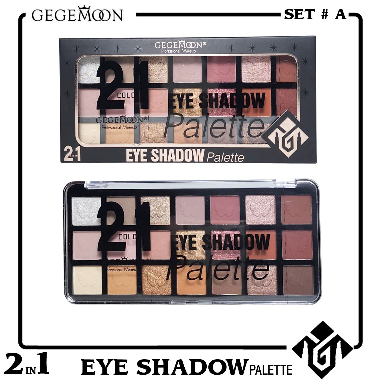 Gegemoon 21 Color Eyeshadow Palette