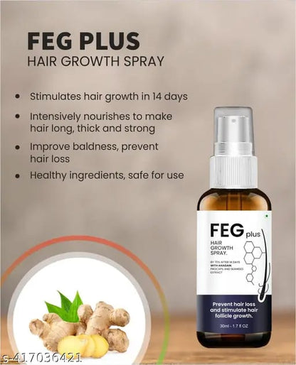 FEG Hair Growth Spray Serum for Hair Loss Prevention 50ml