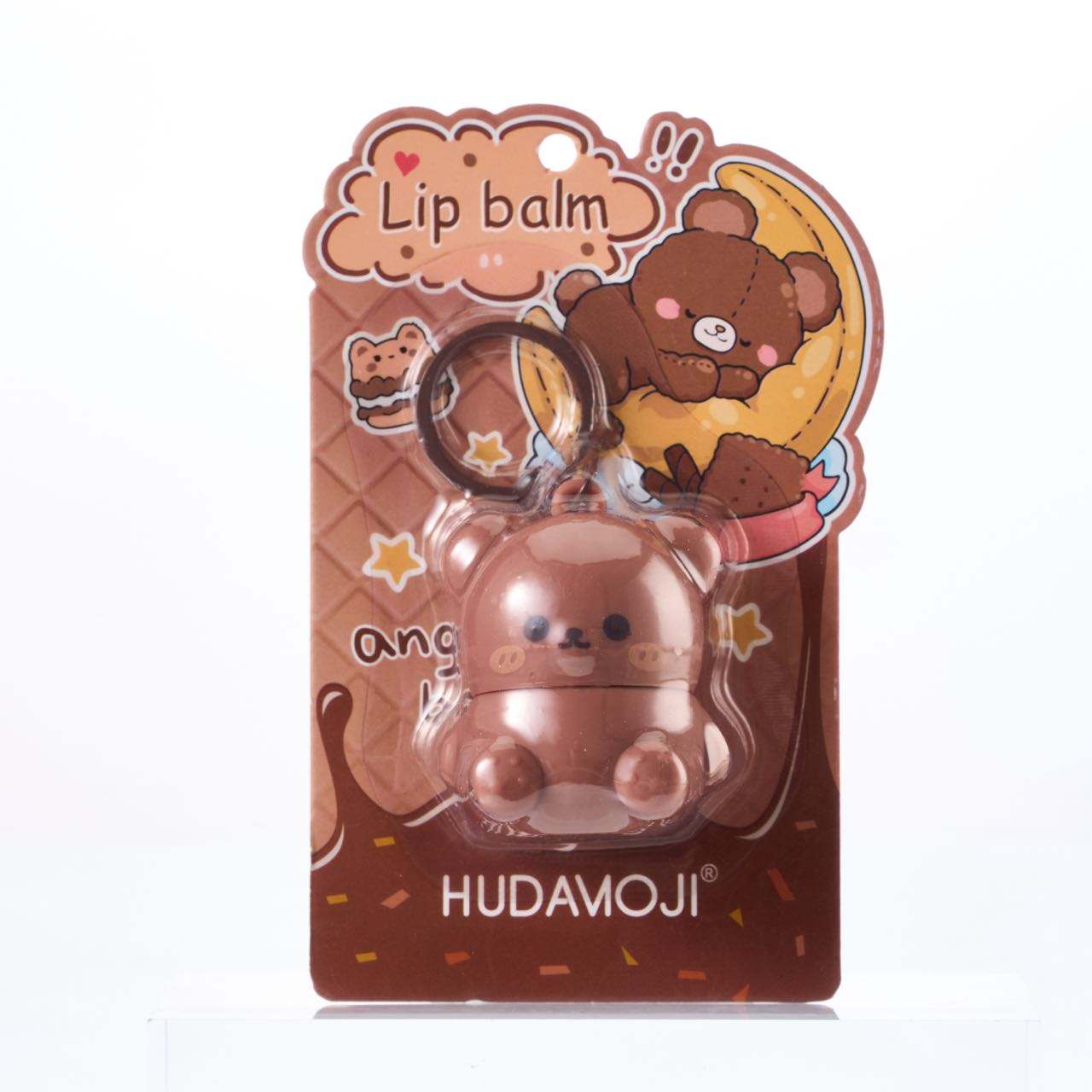 Super Duper Cute Teddy Bear Keychain Lip Balm