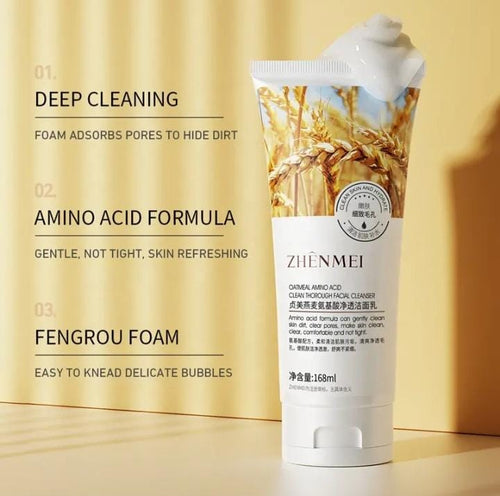 ZHENMEI Oatmeal Amino Acid Moisturizing Facial Cleanser