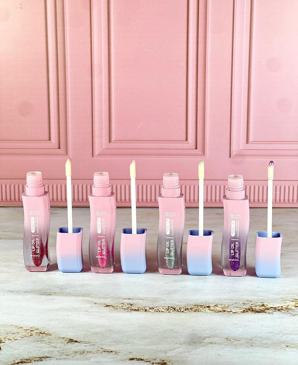 Billion Beauty Glitter Lip Oil Pack of 6