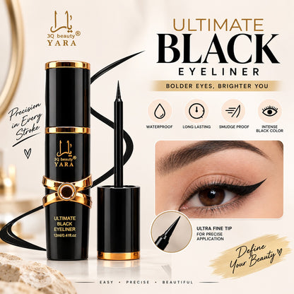 YARA Ultimate Black Liquid Eyeliner - Ultra Fine Tip