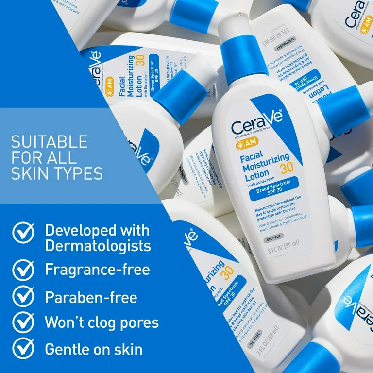CeraVe AM Facial Moisturizing Lotion SPF 30