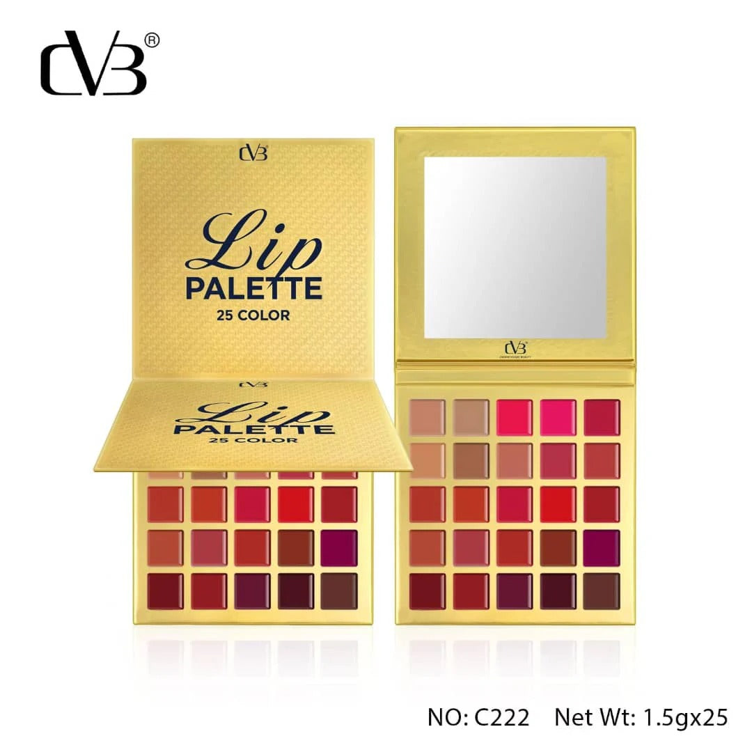 CVB 25 Color Lipstick Lip Gloss Palette