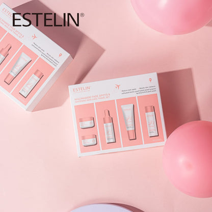 ESTELIN  WHITENING FADE SPOTS & WHITENING SKIN CARE TRAVEL SET