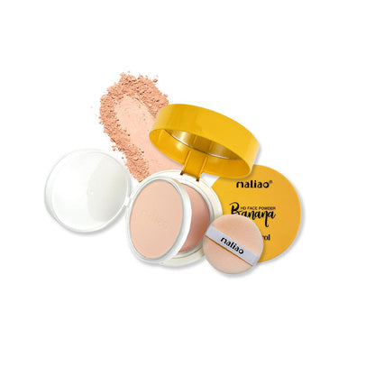 Maliao Banana 2in1 Oil-Control SPF25 HD Face Powder Compact - Matte Finish