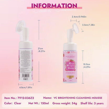 Miss Rose Creamy Facial Foam Cleanser