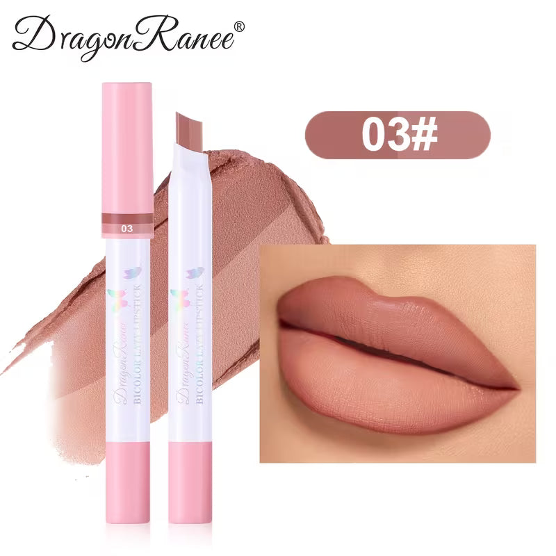 Dragon Ranee 6-Color Two-Tone Matte Lipstick Pen