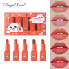 Dragon Ranee Kitty Matte Lipstick Lip Color 5Pcs Set